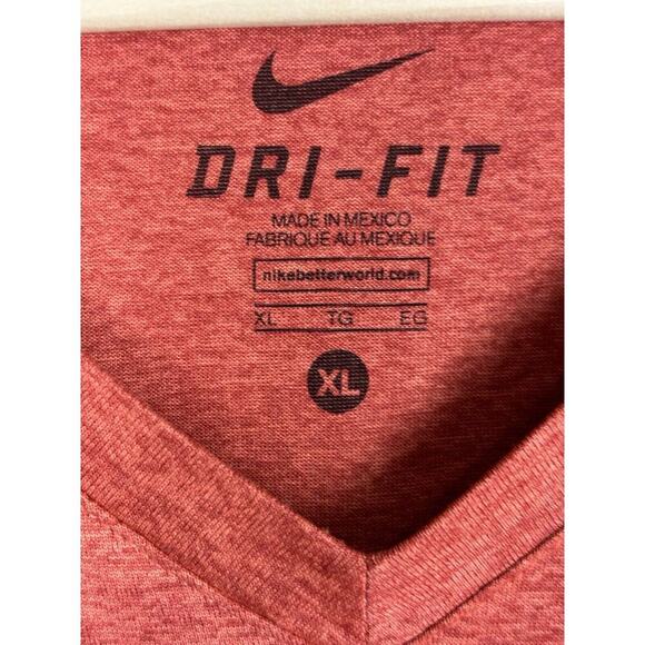 Bundle of 2 Nike Dri Fit TShirt Mens Size XL Orange Black Vneck Athletic Workout - Picture 7 of 14